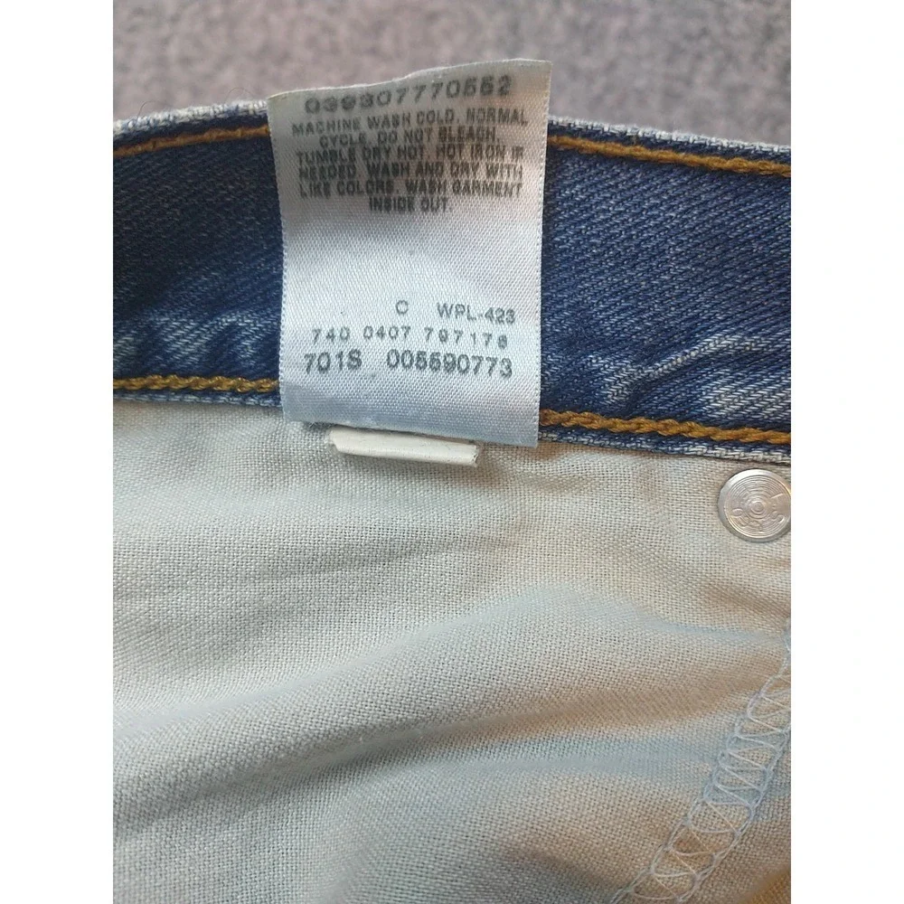 Levis 559 Relaxed Straight Jeans Mens 38x29 Blue Medium Wash Denim 100% Cotton